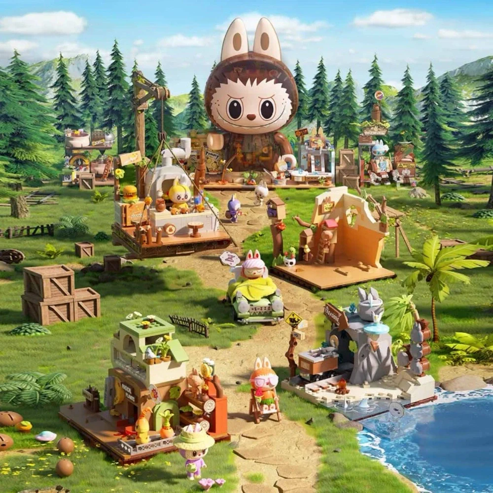 SEASIDE PRIZES - Pop Mart THE MONSTERS Labubu Forest Secret Base Pop Blocks Set